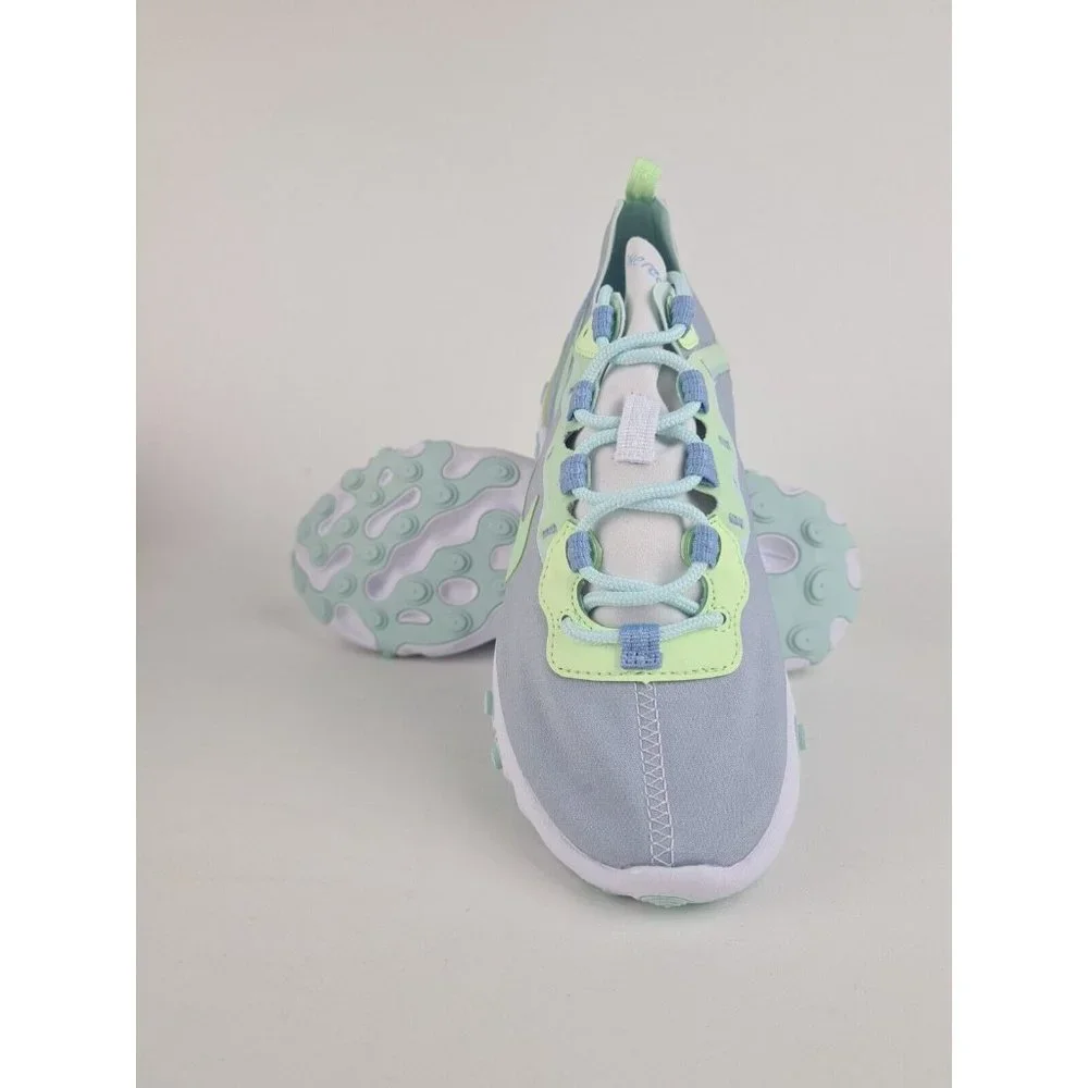 Nike React Element 55 White Grey Sneakers Women Running - Picture 11 of 12